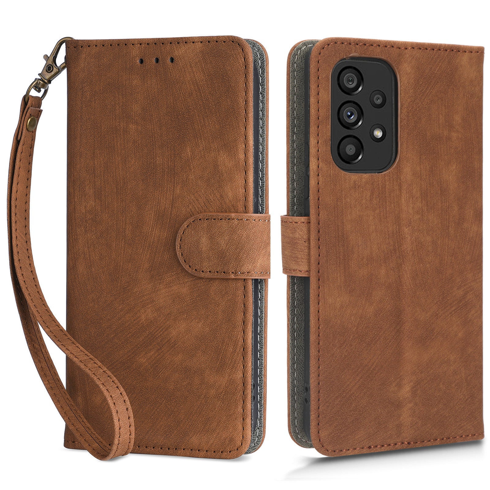 For Samsung Galaxy A53 5G Mobile Phone Case RFID Blocking Stand Wallet Leather Cover with Strap For Samsung Galaxy A53 5G Mobile Phone Case RFID Blocking Stand Wallet Leather Cover with Strap